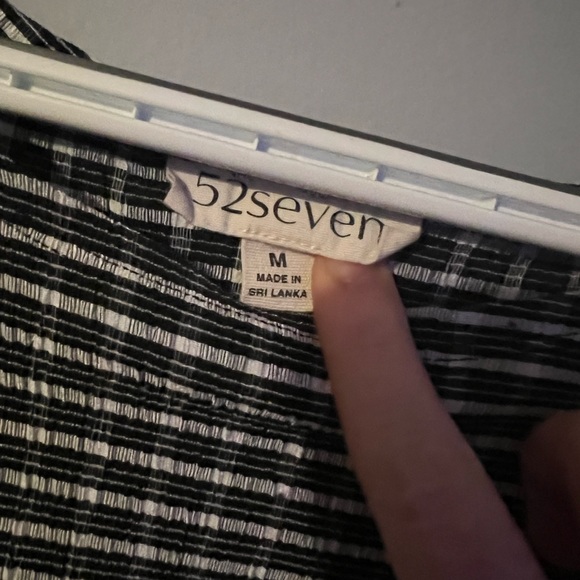 Black plaid dress - Picture 2 of 3